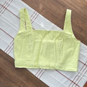 Maeve Square-Neck Crop Tank NWT Anthropologie